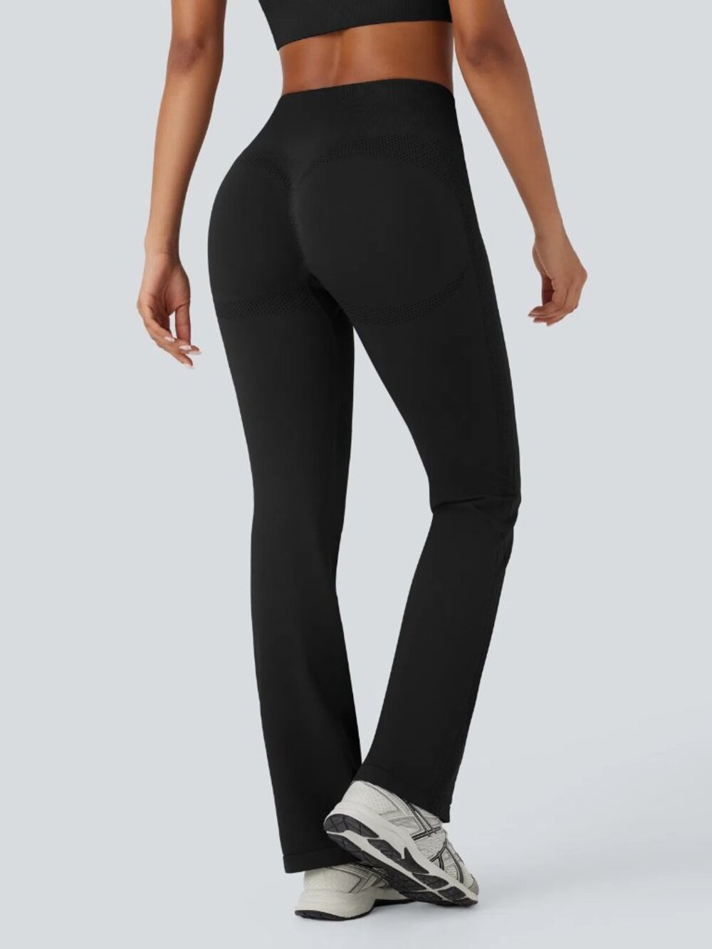 MED Halara OneForm Seamless Flow High Waist Tummy Control ButtLift Flare Legging